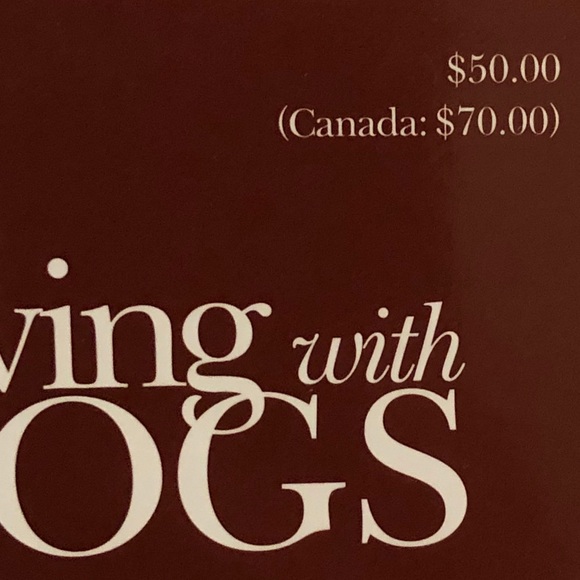 🐶 HOST PICK🐶 9 1/2 x 12 in LIVING WITH DOGS Coffee Table Book - Picture 11 of 12